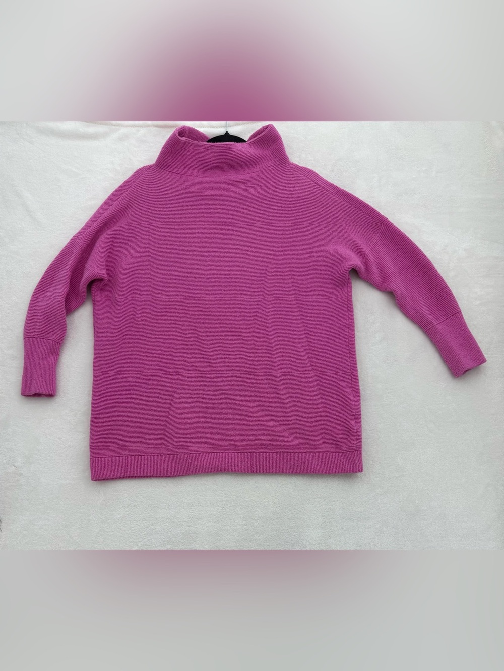 Free People Ottoman Slouchy Oversized Tunic Sweater Hot Pink Women’s Size Small